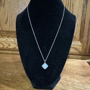 Kendra Scott Mallory Banded Agate Pendant Necklace